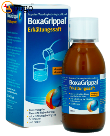 BoxaGrippal cold juice, 180 ml